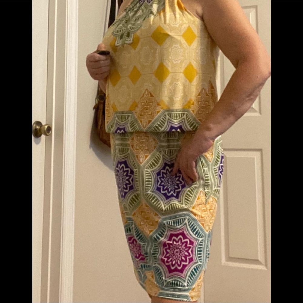Pretty yellow summer dress